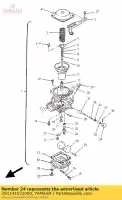 25G141072000, Yamaha, needle valve set yamaha  fj sr xj 200 250 600 1200 1986 1989 1990 1991 1996 2017 2018 2019 2020, New