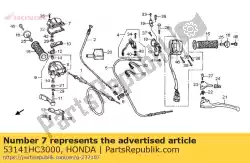 Aquí puede pedir cubierta, caja del acelerador de Honda , con el número de pieza 53141HC3000: