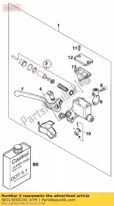 ktm 58313050100 reparatieset cpl. d = 13 mm - Onderkant