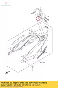 suzuki 0932012068 amortiguar - Lado inferior