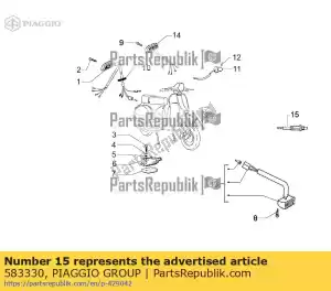 Piaggio Group 583330 przycisk startu - Dół