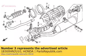 Honda 18300HN2U10 zespó? t?umika - Dół