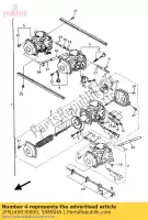 1FN149030000, Yamaha, carburador assy 3 yamaha fz 750, Novo