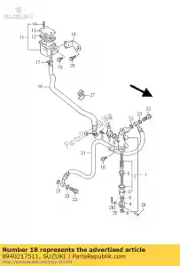 suzuki 0940217511 serrer - La partie au fond