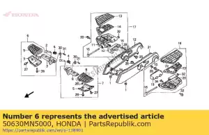 Honda 50630MN5000 étape assy., r main - La partie au fond