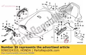 Honda 9390324310 ?ruba, gwintowana, 4x12 - Dół