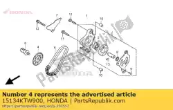 Ici, vous pouvez commander le pignon, entraîné par pompe à huile auprès de Honda , avec le numéro de pièce 15134KTW900:
