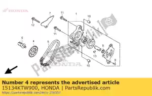 Honda 15134KTW900 pignon, entraîné par pompe à huile - La partie au fond