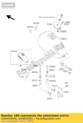 Here you can order the bolt-upset-ws from Kawasaki, with part number 180AA0608: