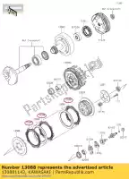 130881142, Kawasaki, plate-friction klx110-a2 kawasaki  klx 110 125 2003 2005 2006 2007 2008 2009 2010 2011 2012 2013 2014 2015 2016 2017 2018 2019 2020 2021, New