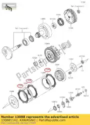 Tutaj możesz zamówić p? Yta-tarcie klx110-a2 od Kawasaki , z numerem części 130881142: