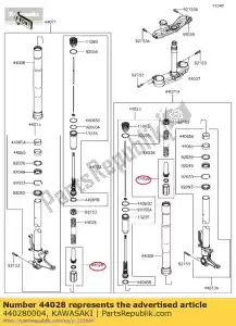 kawasaki 440280004 guide-fork spring zx600r9f - Bottom side