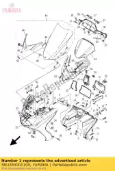 Here you can order the leg shield assy from Yamaha, with part number 5RU283001100: