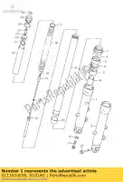 5113034E00, Suzuki, tubo, externo, r suzuki gsx r600 600 , Novo