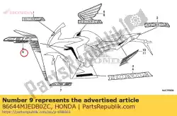 Aquí puede pedir raya, l. Capucha intermedia a * type1 * de Honda , con el número de pieza 86644MJEDB0ZC: