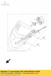 Aquí puede pedir soporte, zócalo de Yamaha , con el número de pieza 4P7H43120000: