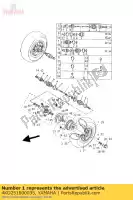 4KD251800035, Yamaha, rueda delantera comp. yamaha yfm yfmfw timberwolf x 250 44, Nuevo