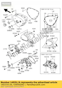 kawasaki 140310130 cover-generator ej800acfa - Onderkant