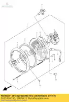 3611826D50, Suzuki, zócalo, estacionamiento suzuki gs gsf gsx vl vx vz 500 600 750 800 1100 1200 1500 1994 1995 1996 1997 1998 1999 2000 2001 2002 2003 2004, Nuevo