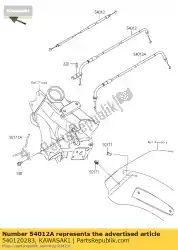 kabel-gasklep, vn1700a sluitend van Kawasaki, met onderdeel nummer 540120283, bestel je hier online: