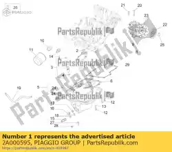 Qui puoi ordinare filtro dell'olio da Piaggio Group , con numero parte 2A000595: