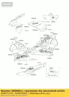 560651507, Kawasaki, pattern,seat cover,rh zx636-a1 kawasaki zx 600 2002, New