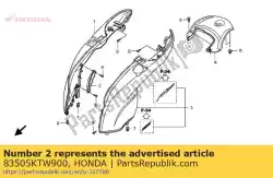 Here you can order the no description available at the moment from Honda, with part number 83505KTW900: