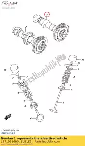 suzuki 1271031G00 nokkenas comp, i - Onderkant