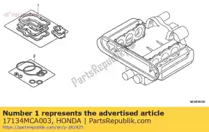 honda 17134MCA003 guarnizione, collettore di aspirazione - Il fondo