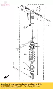 Yamaha 3JD222126100 spring - Bottom side