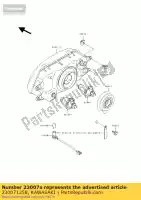 230071258, Kawasaki, lens-comp, hoofdlamp kawasaki kle  a kle500 500 , Nieuw