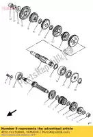 4ES174210000, Yamaha, Axle, drive yamaha yz yzlc lw yzlw sw 80, New