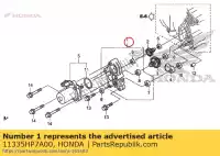 11335HP7A00, Honda, cover comp., reductiekast honda  trx 420 500 520 2010 2011 2012 2013 2017 2018 2019 2020, Nieuw