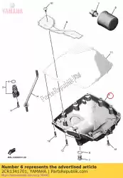 Qui puoi ordinare coperchio, colino da Yamaha , con numero parte 2CR1341701: