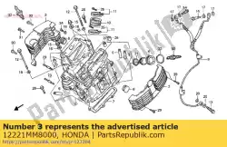 Here you can order the no description available at the moment from Honda, with part number 12221MM8000: