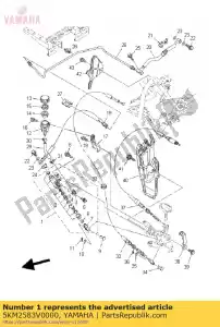 yamaha 5KM2583V0000 rr. conjunto do cilindro mestre. - Lado inferior