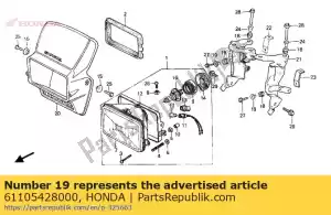 Honda 61105428000 kraag, rr. spatbord - Onderkant