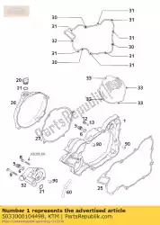 Aquí puede pedir tapa embrague cpl. 125/200 20 de KTM , con el número de pieza 5033000104498: