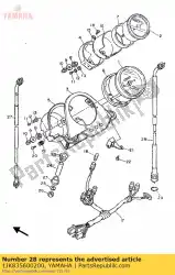 Here you can order the tachometer cable assy from Yamaha, with part number 1JK835600200: