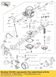 Here you can order the tube an130b8f from Kawasaki, with part number 921920233: