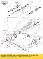 140551129, Kawasaki, cas-gear kawasaki kvf300 4x4 kvf400 prairie kaf400 mule sx xc 300 400 , Nouveau