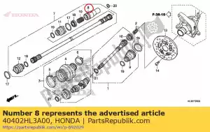 honda 40402HL3A00 joint, fr. propeller shaft - Bottom side