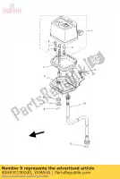 4SH835190000, Yamaha, bracket, meter yamaha yfm 400 2001 2002 2003 2004 2005, New