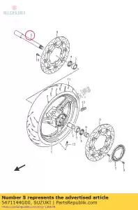 suzuki 5471144G00 o? przednia - Dół