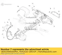 1B002080000MH, Piaggio Group, copertina piaggio medley rp8ma0120, rp8ma0121 rp8ma0200, rp8ma0210, rp8ma0220, rp8ma024, rp8ma0211,  rp8ma0220, rp8ma0221 125 150 2016 2017 2018 2019 2020, Nuovo