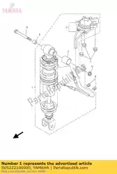 Here you can order the shock absorber assy, rear from Yamaha, with part number 5VS222100000: