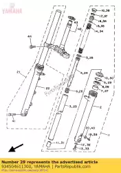 Here you can order the circlip(1gu) from Yamaha, with part number 934504611300: