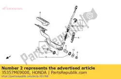 Aqui você pode pedir o mola, interruptor de parada em Honda , com o número da peça 35357ME9000: