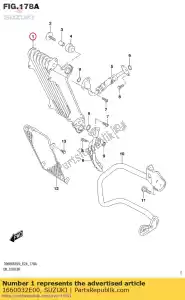 Suzuki 1660032E00 zespó? ch?odnicy, olej - Dół