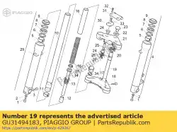 Here you can order the stem base from Piaggio Group, with part number GU31494183: